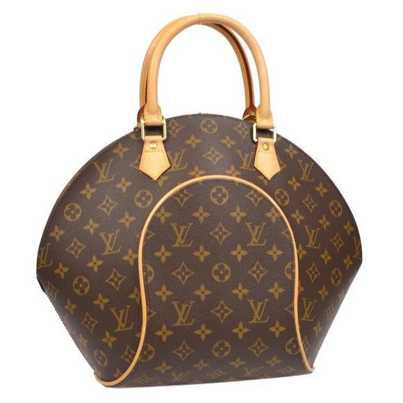Authenticity Guarantee LOUIS VUITTON ELLIPSE MM HAND BAG PURSE MONOGRAM CANVAS M - Picture 2 of 10